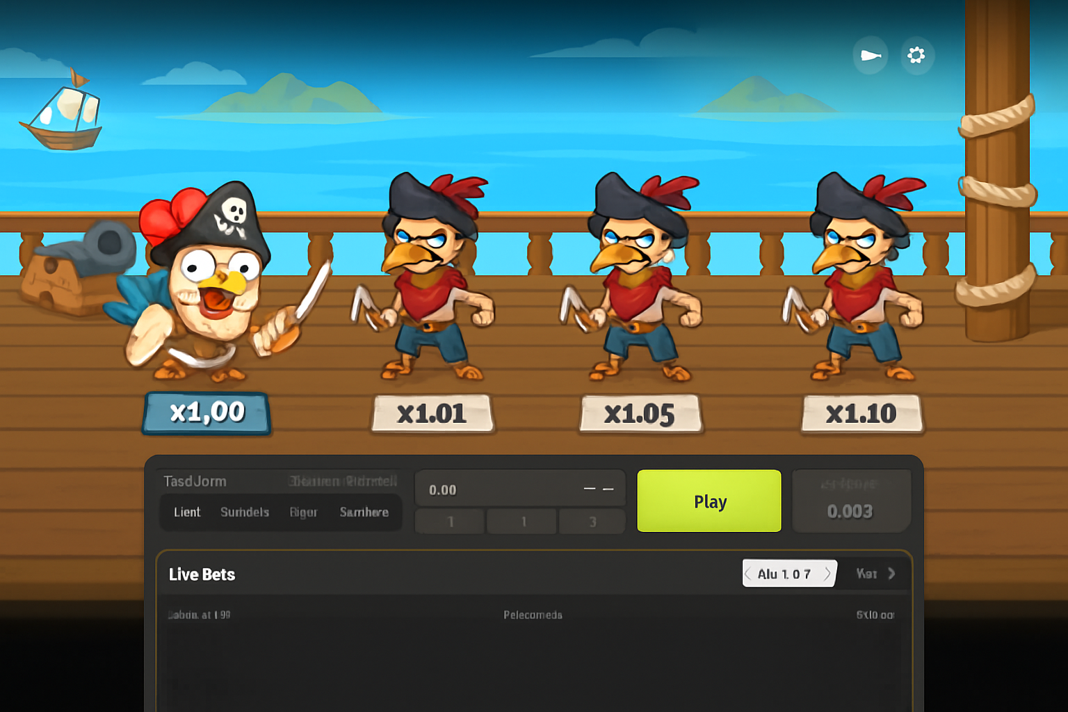 Chicken Pirate gameplay